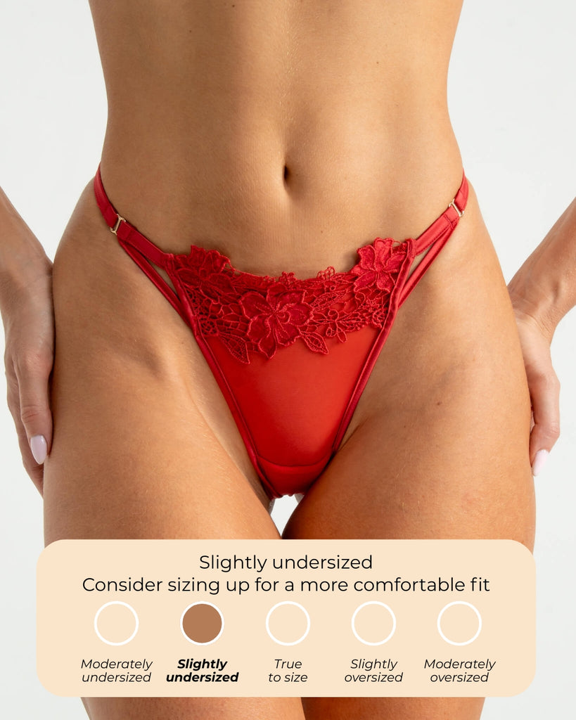 Florence Red Thong