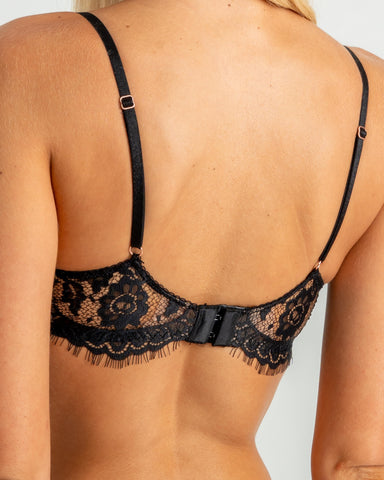 Milan Black Bra