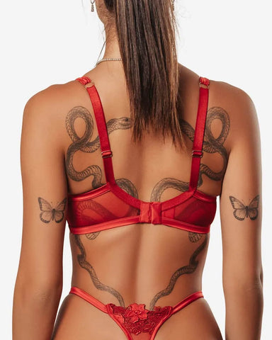 Florence Red Bra