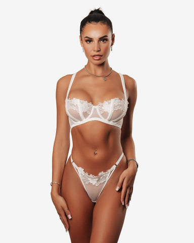 Florence White Bra