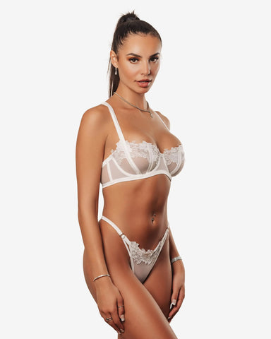 Florence White Bra