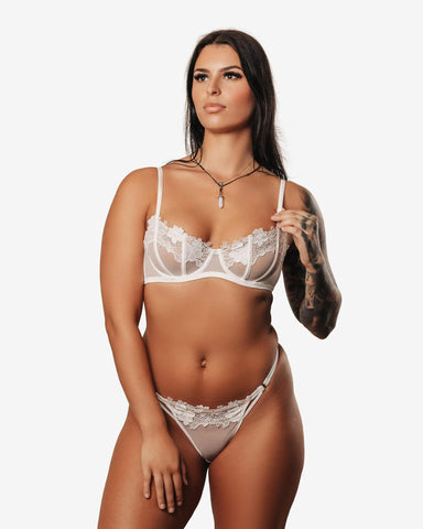 Florence White Bra